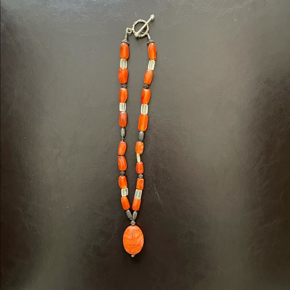 Earthy boho necklace - Picture 2 of 2